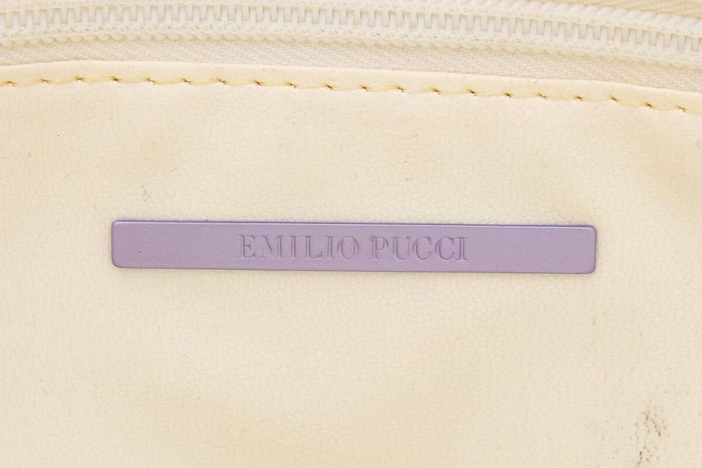 Emilio Pucci Multicolor Terry Cloth Tote