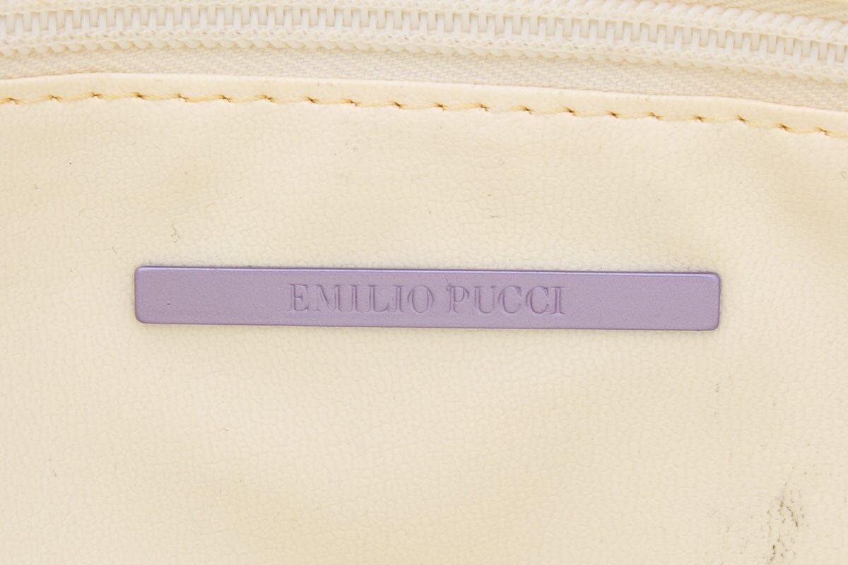 Emilio Pucci Multicolor Terry Cloth Tote
