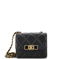 CHANEL Resin CC Flap Bag Quilted Calfskin Mini
