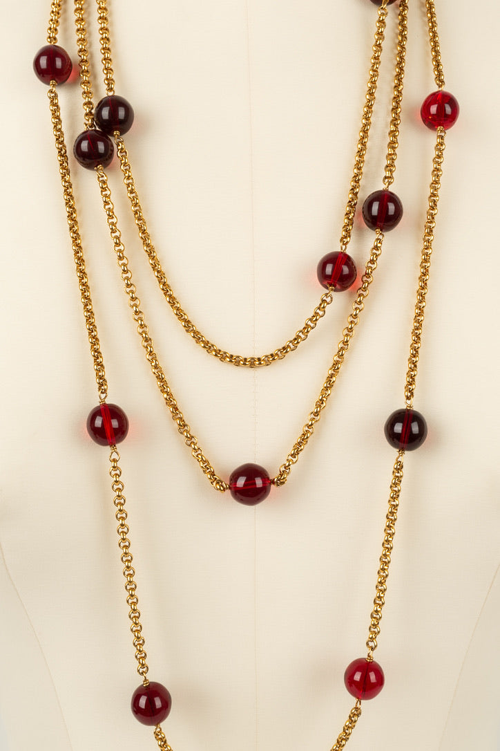 Collier / sautoir de perles Chanel
