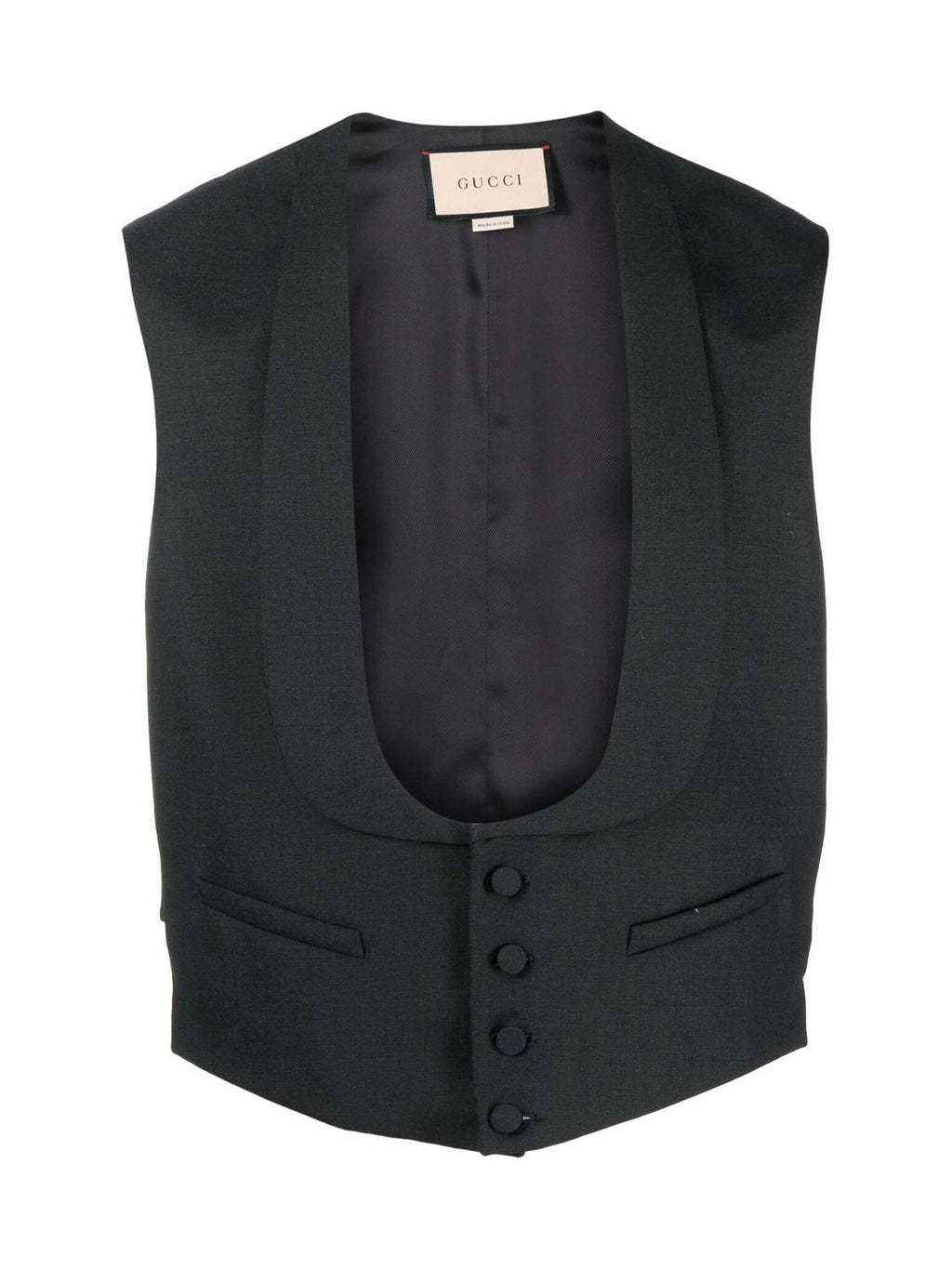 GUCCI Men's Wool Formal Vest Gilet - FW25 Collection