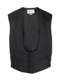 GUCCI Men's Wool Formal Vest Gilet - FW25 Collection