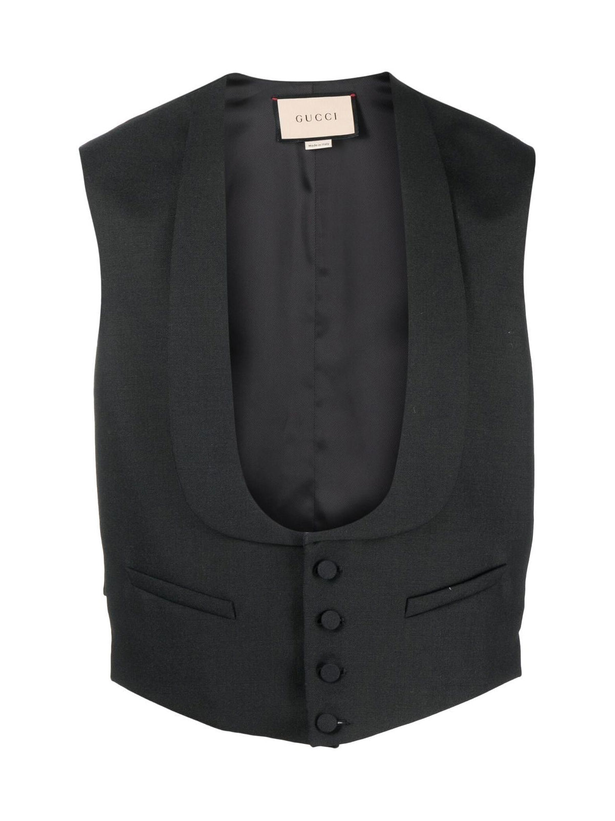GUCCI Men's Wool Formal Vest Gilet - FW25 Collection