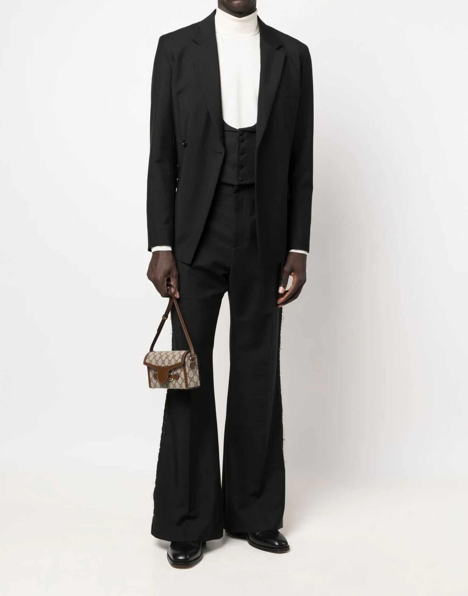 GUCCI Men's Wool Formal Vest Gilet - FW25 Collection