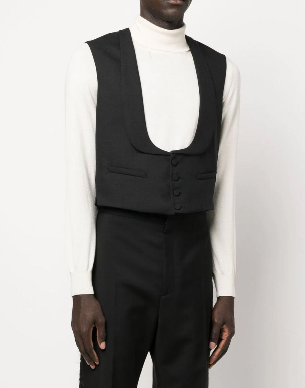 GUCCI Men's Wool Formal Vest Gilet - FW25 Collection