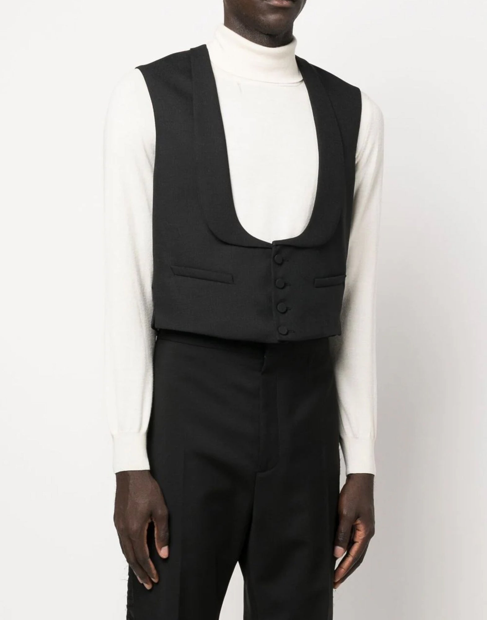 GUCCI Men's Wool Formal Vest Gilet - FW25 Collection