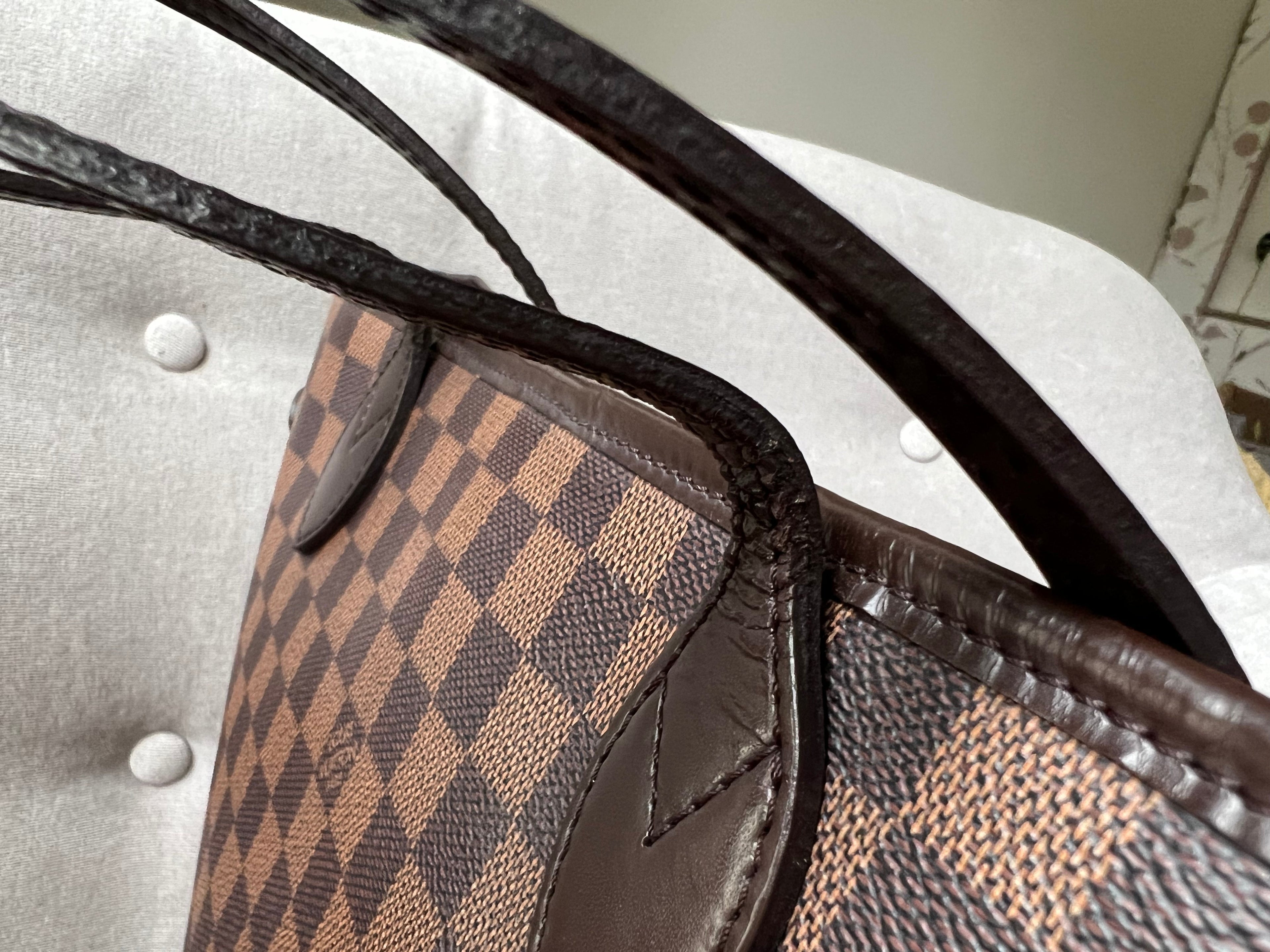 Louis Vuitton Neverfull MM Damier Ebene Cherry Interior (RRP £1,410)