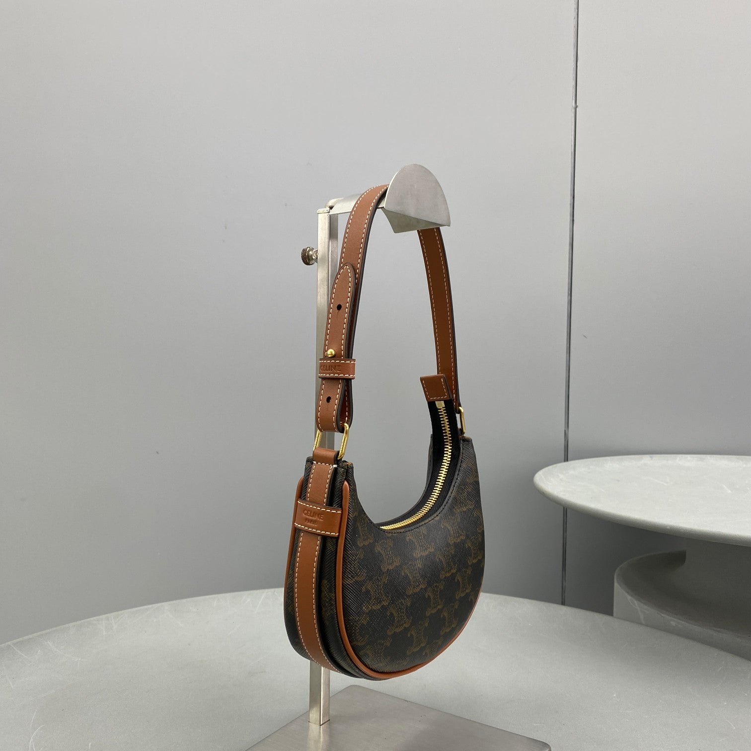 GLAMI Mini Ava In Triomphe Canvas Brown For Women 6in/16cm 10I602DS1-04LU