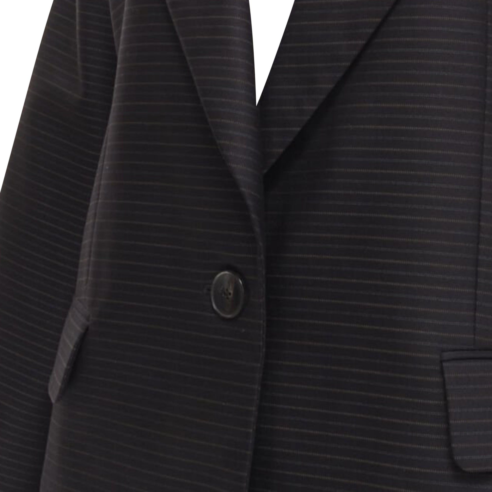 Christian Dior wool silk horizontal pinstripe blazer jacket
