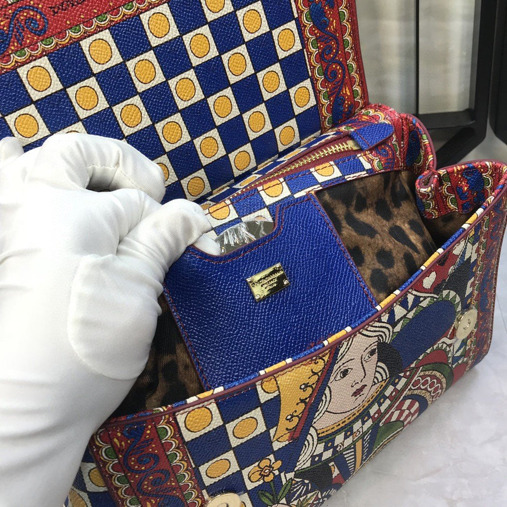 GLAMI 90s Sicily Bag With Logo Print Multicolor For Women 10.2in/26cm GLAMI