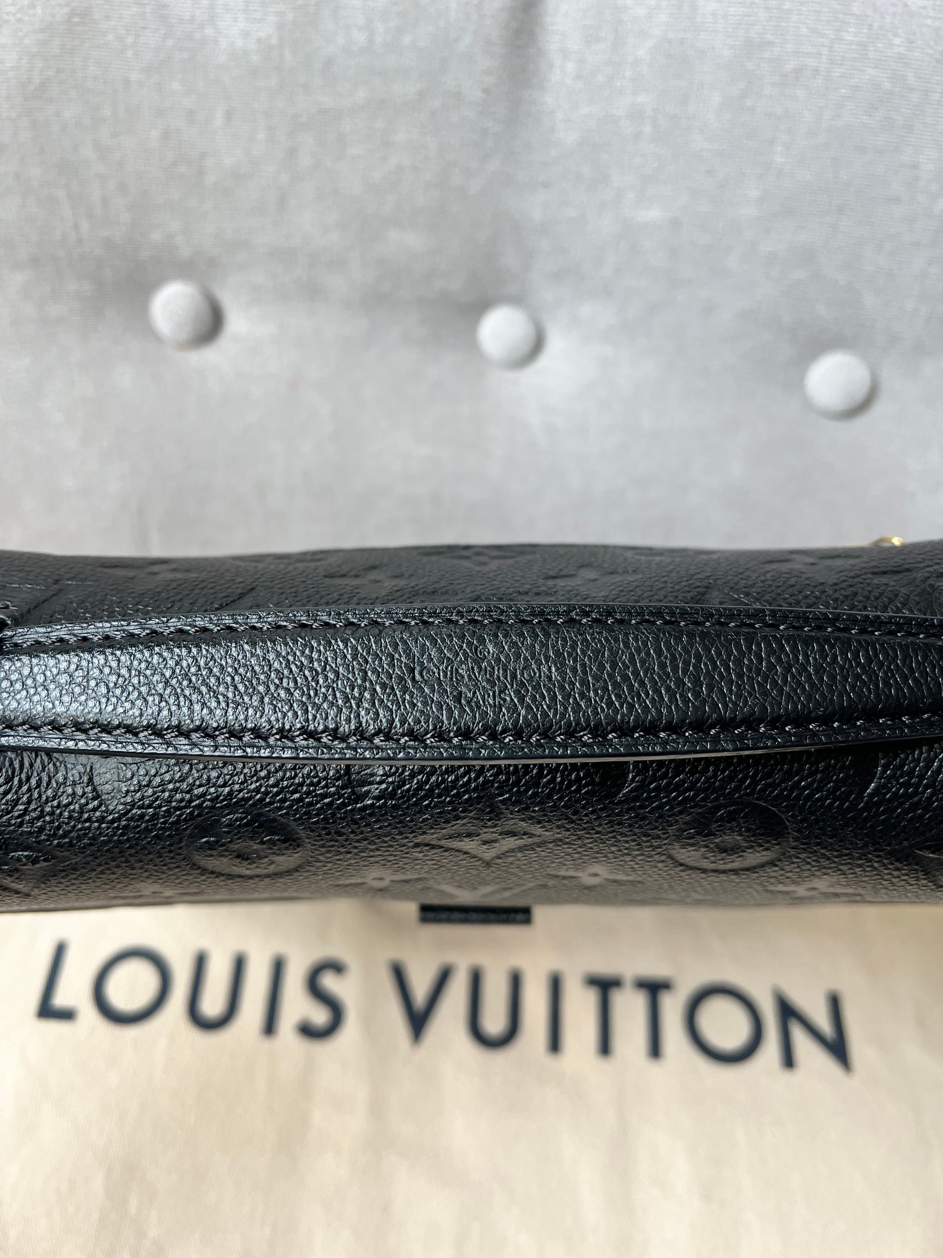 Louis Vuitton Pochette Metis Black Empreinte (RRP £2,110)