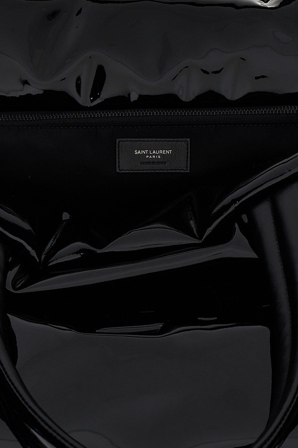 Saint Laurent Men Maxi Patent Bag