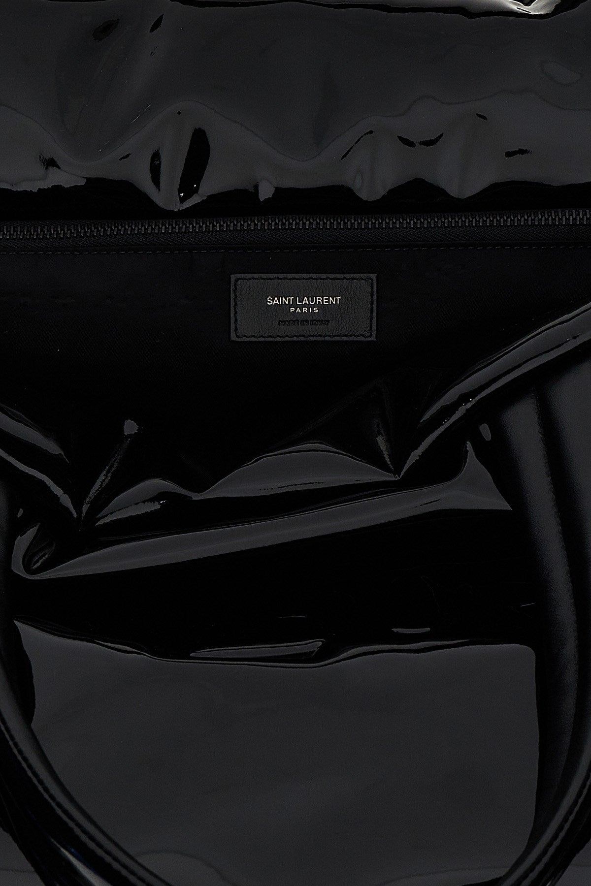 Saint Laurent Men Maxi Patent Bag