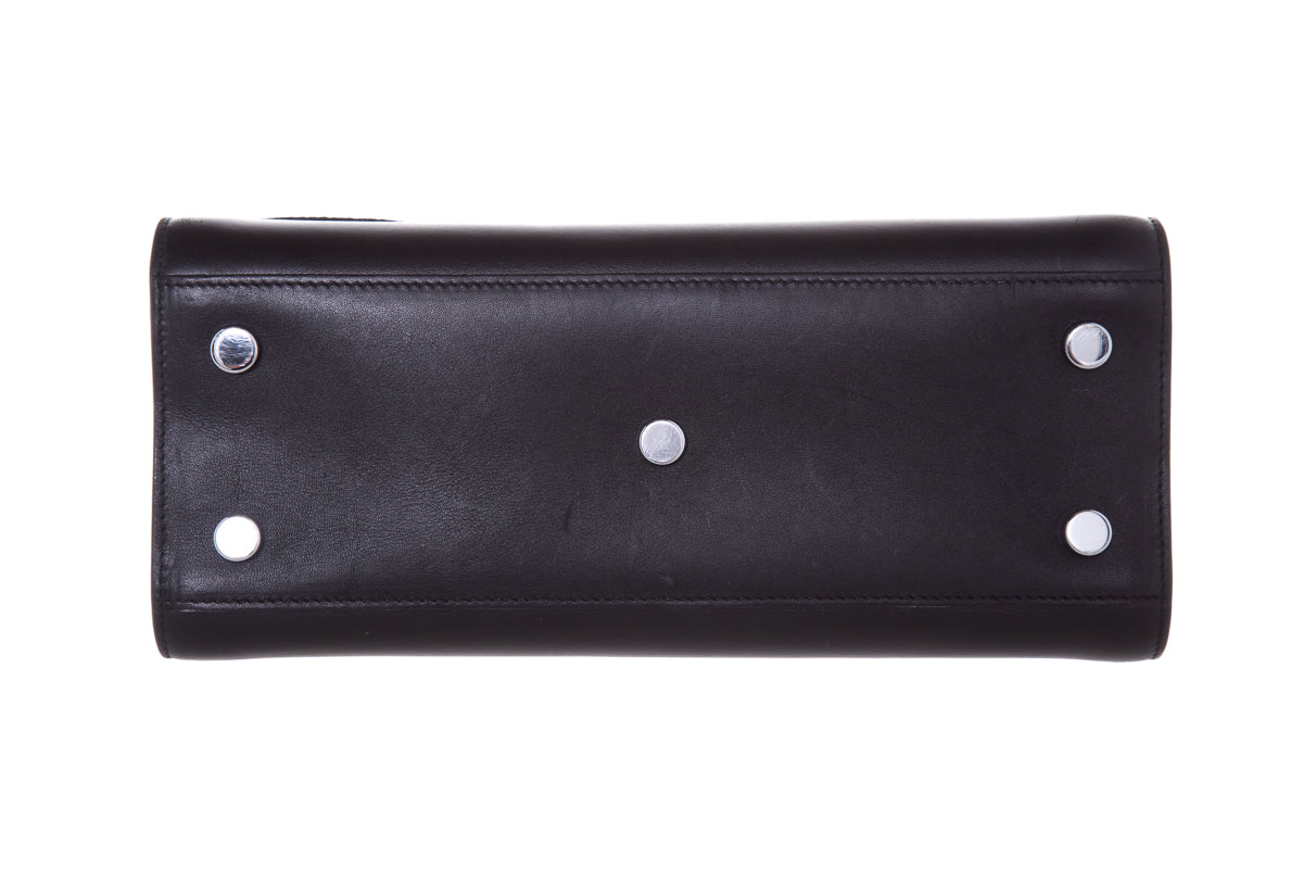 Saint Laurent Black Patch Detail Sac de Jour NM
