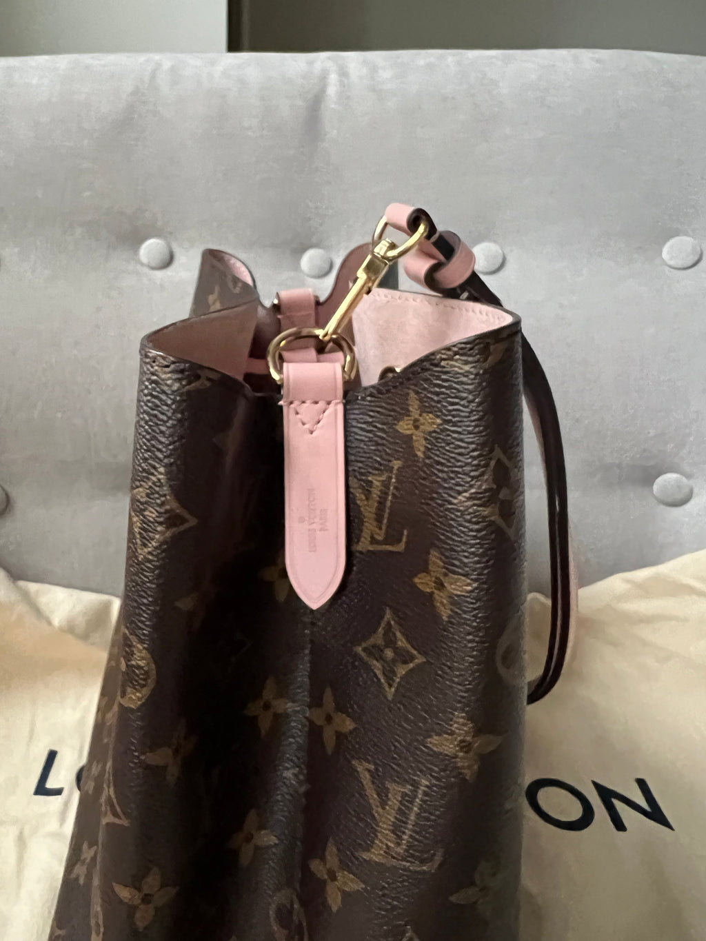 Louis Vuitton Neo Noe Monogram Rose Poudre (RRP £1,560)