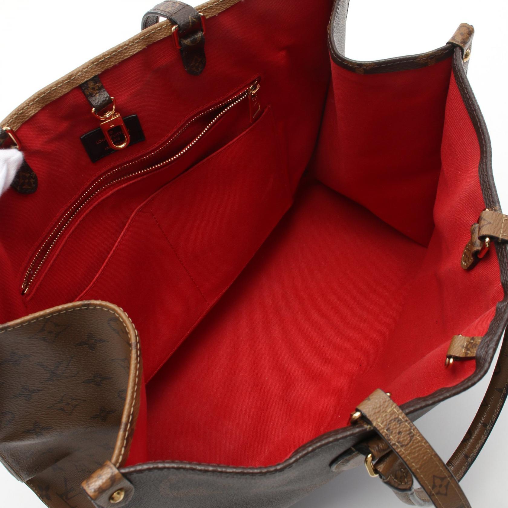 Louis Vuitton Monogram Giant Reverse  On the Go GM  Canvas Shoulder Bag