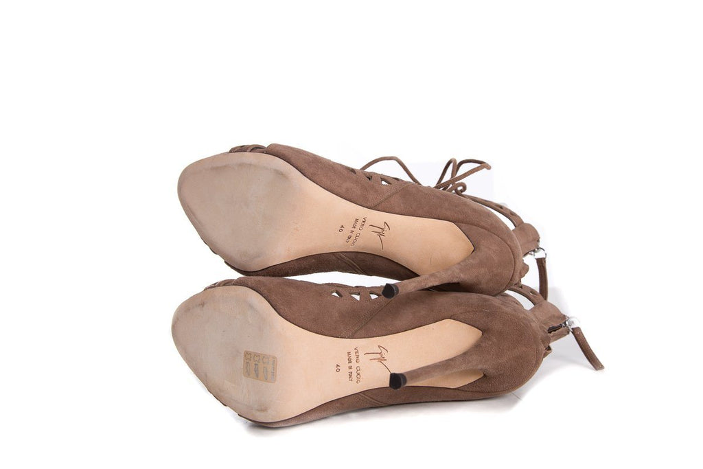 Giuseppe Zanotti Tan Heels SZ 40