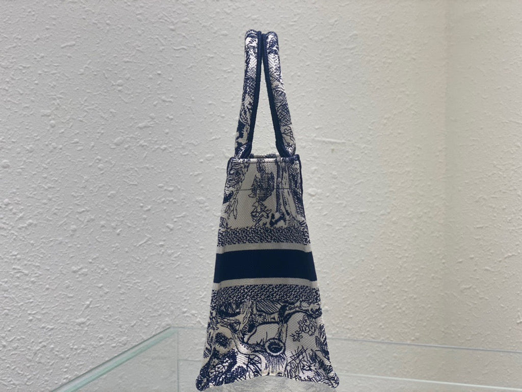 GLAMI Small Book Tote Blue, For Women, WomenÃ¢â‚¬â„¢s Handbags 26.5cm/10.5in CD M1265ZRGO_M928