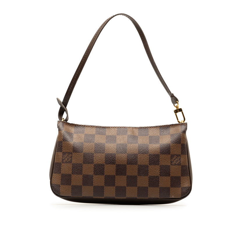 Louis Vuitton Damier Poschet Accessory Handbag Accessory Pochette N41206 Brown PVC Leather  Louis Vuitton