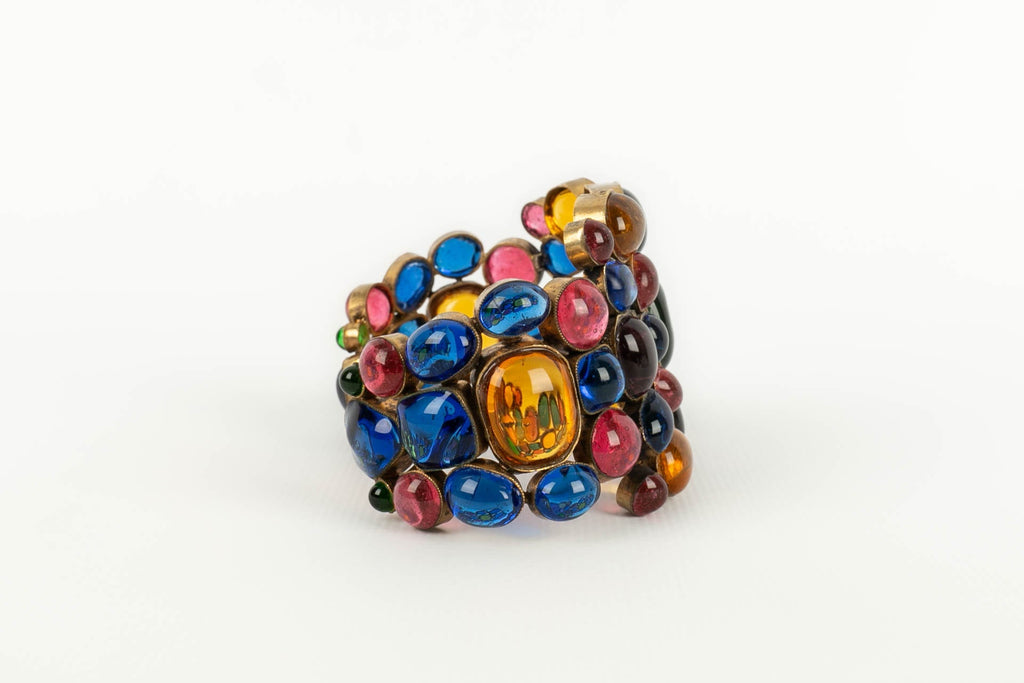 Bracelet en pÃƒÆ’Ã‚Â¢te de verre Chanel