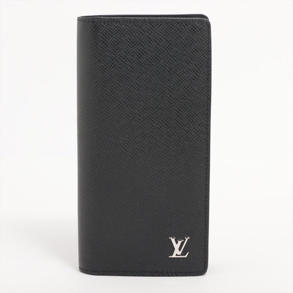 Louis Vuitton Taiga Portefolio Braza M30285 Noneir   Wallet