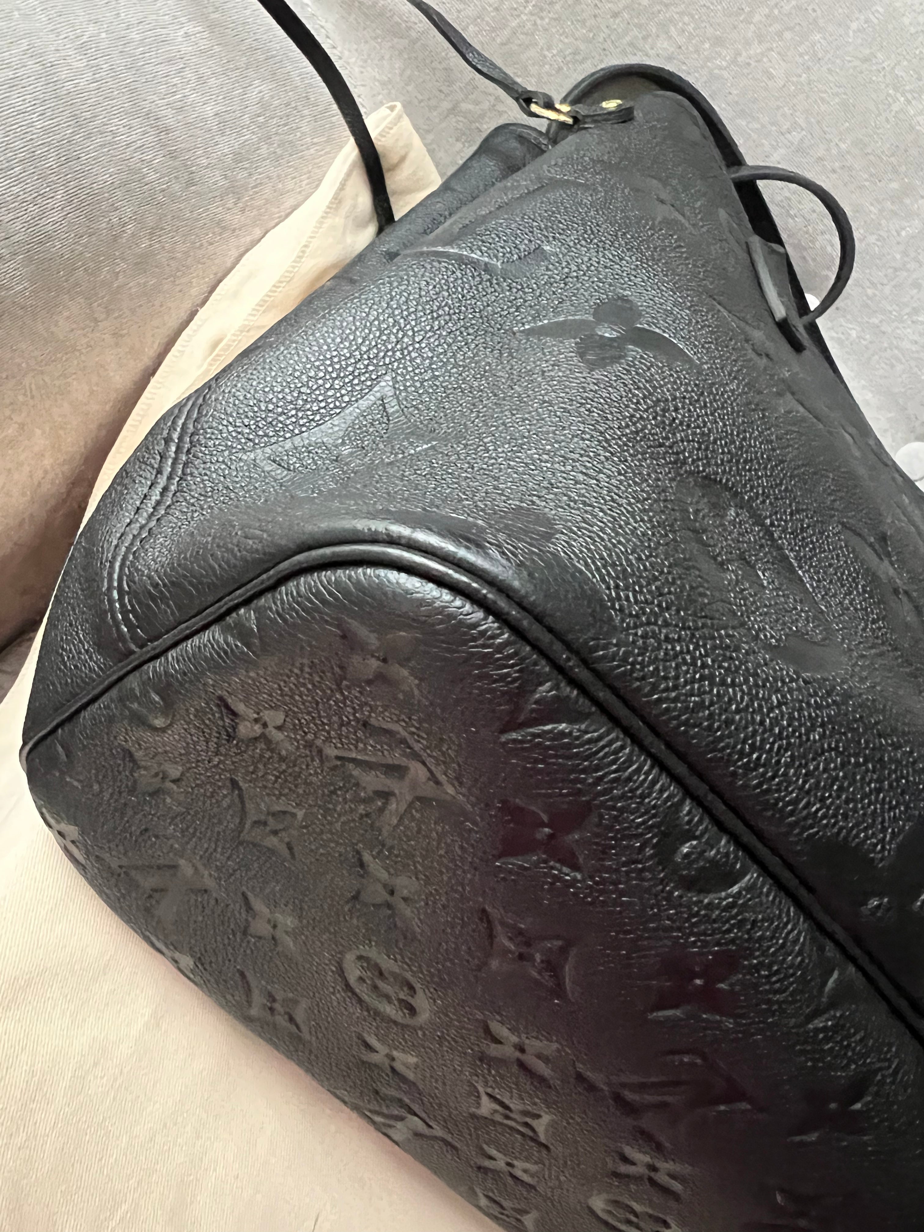 Louis Vuitton Neverfull MM Black Empreinte (RRP £1,940)