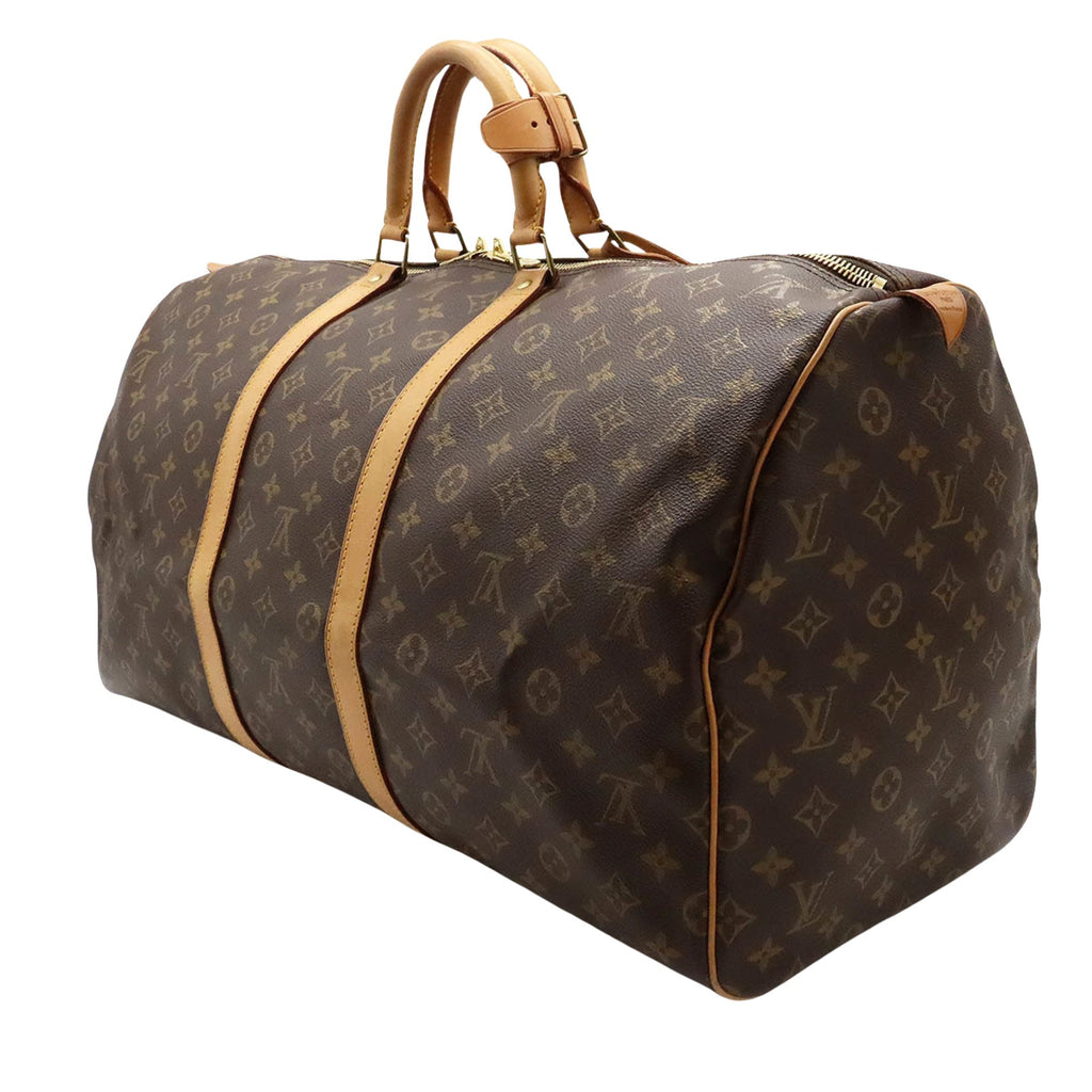 Louis Vuitton Keepall 55  Canvas Travel Bag ()