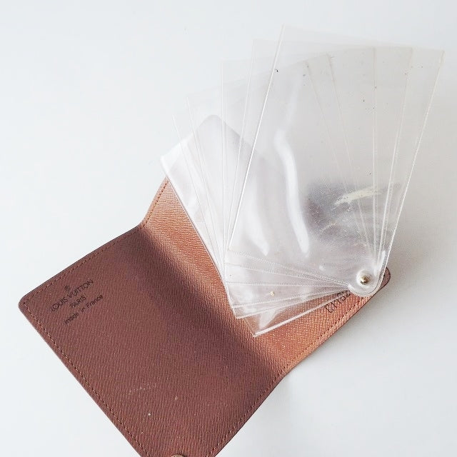Louis Vuitton Porte Carte Crédit Pression  Canvas Wallet  ()