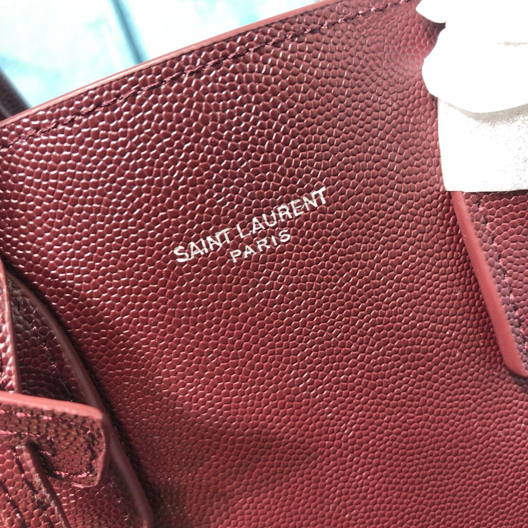 GLAMI Sac De Jour Baby In Shiny Burgundy For Women 10.2in/26cm YSL