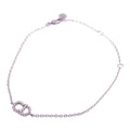 Christian Dior bracelet Metal, Rhinestone Silver Claire Dee Lune