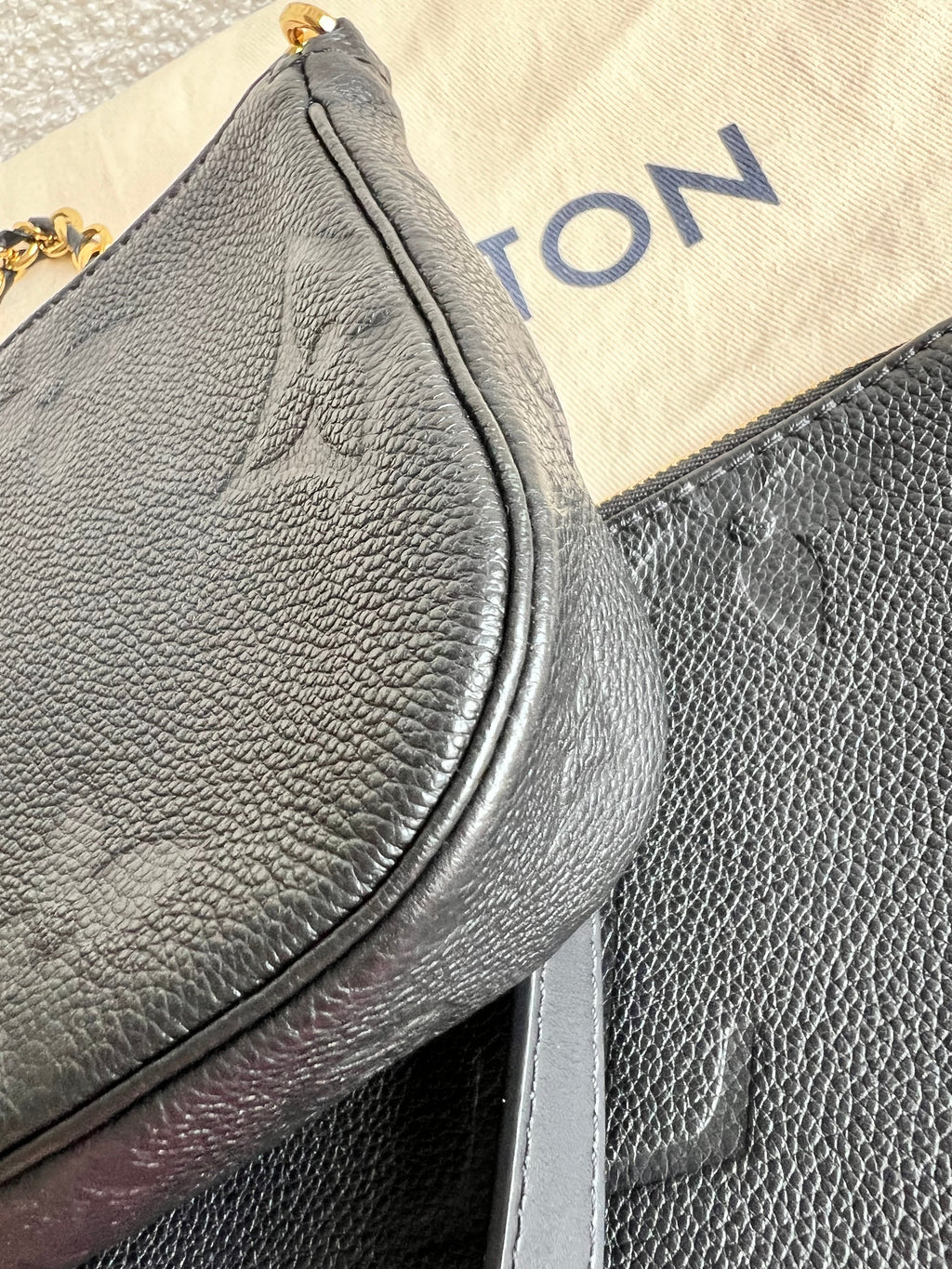 Louis Vuitton Multi Pochette Accessoires Black Empreinte (RRP £2140)