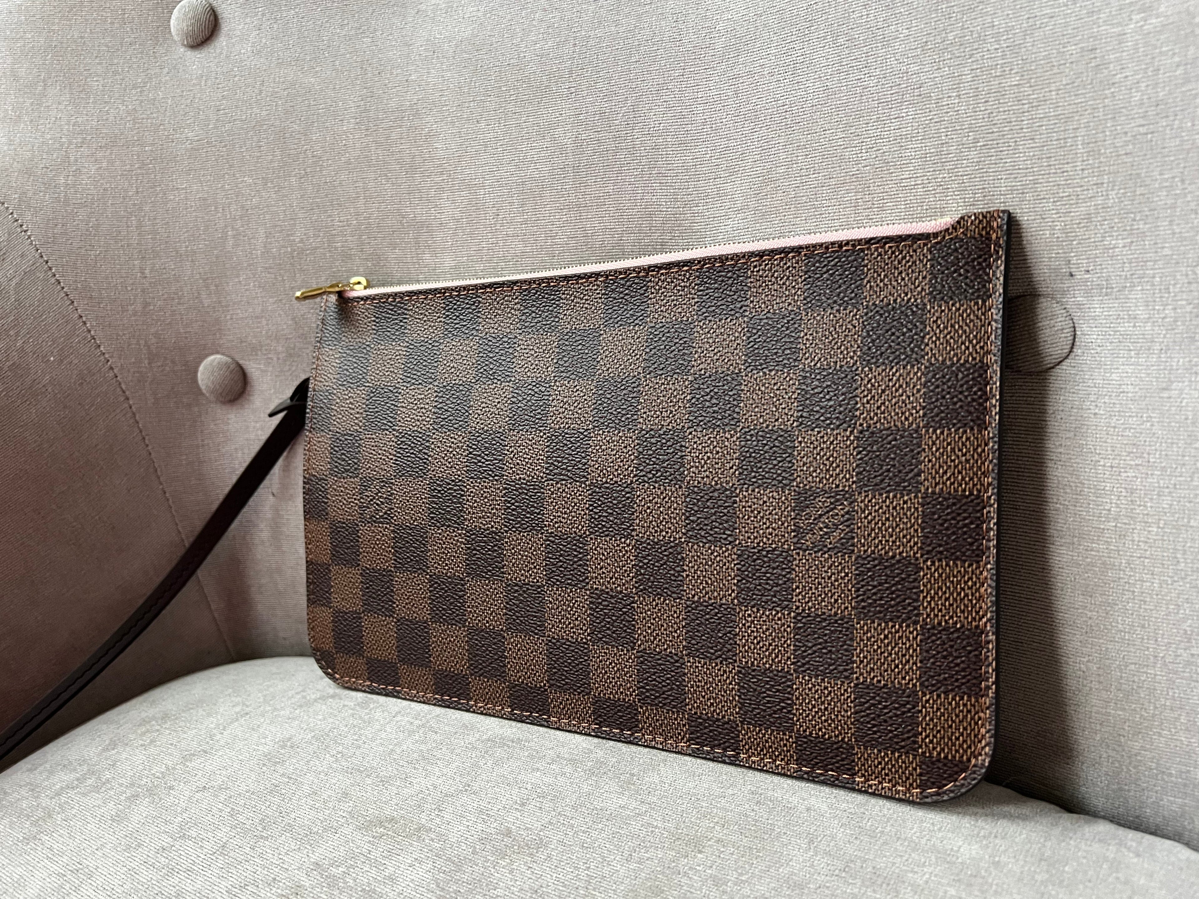Louis Vuitton Pouch (from Neverfull MM) in Damier Ebene