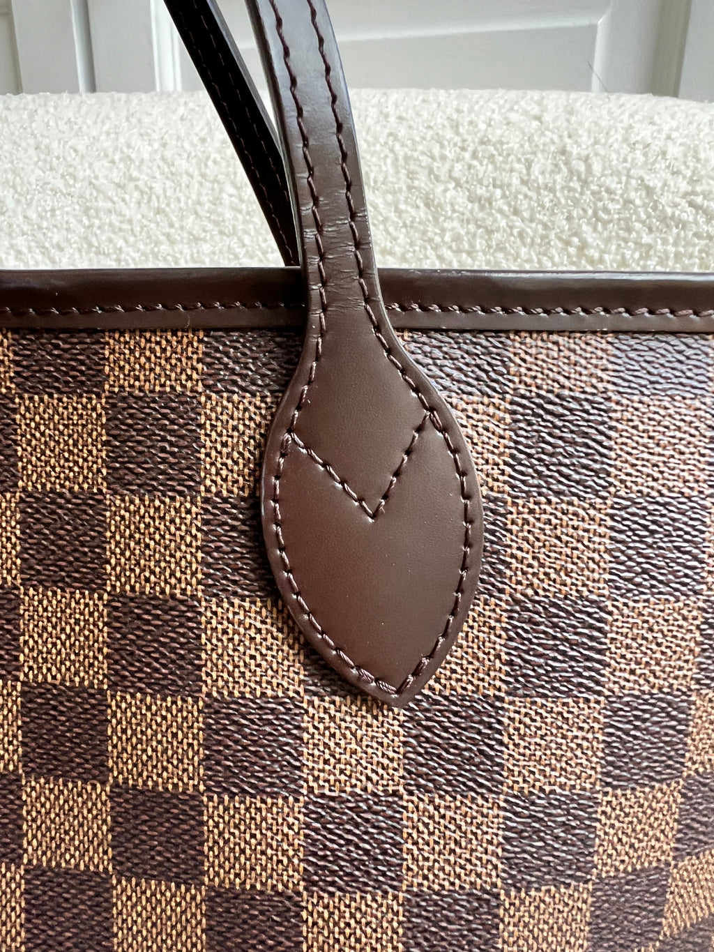 Louis Vuitton Neverfull MM Damier Ebene Rose Ballerine (RRP £1410)