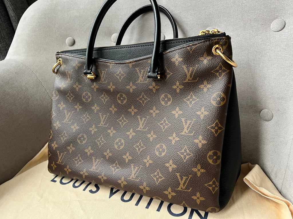 Louis Vuitton Pallas Tote in Monogram and Black (RRP £1960)