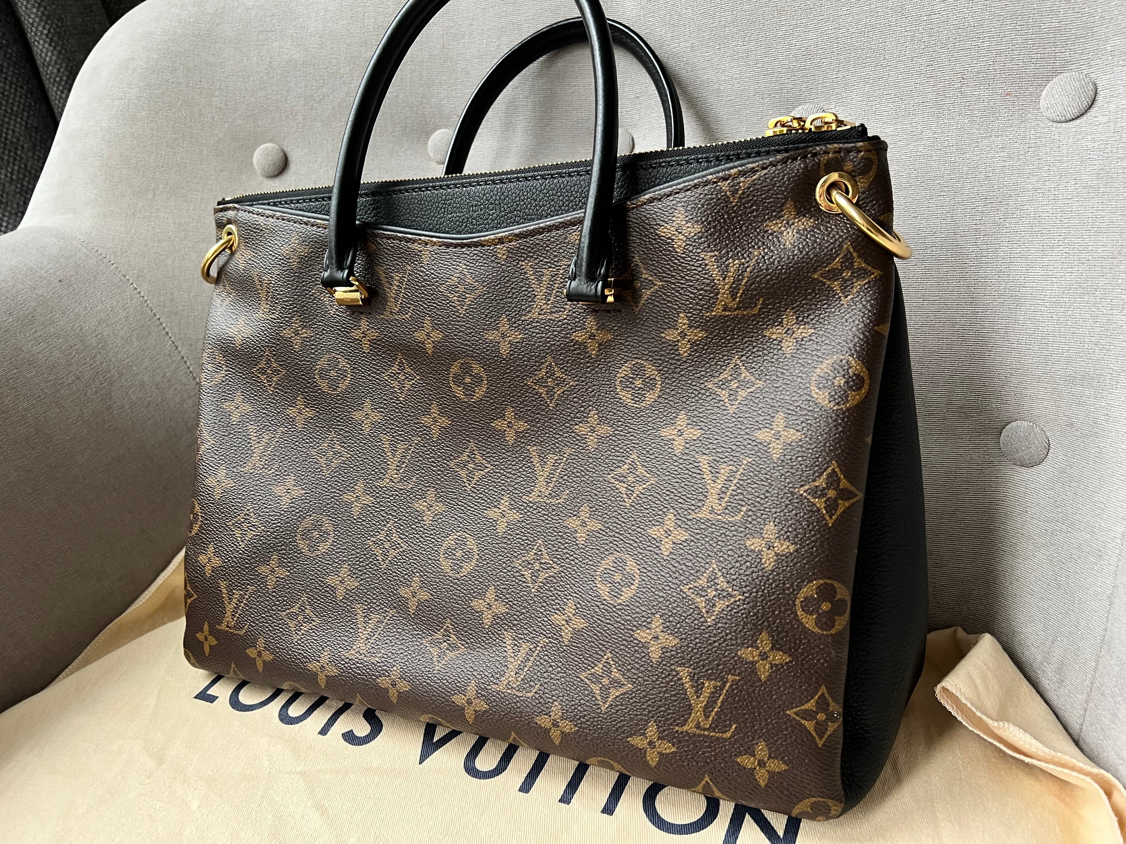 Louis Vuitton Pallas Tote in Monogram and Black (RRP £1960)