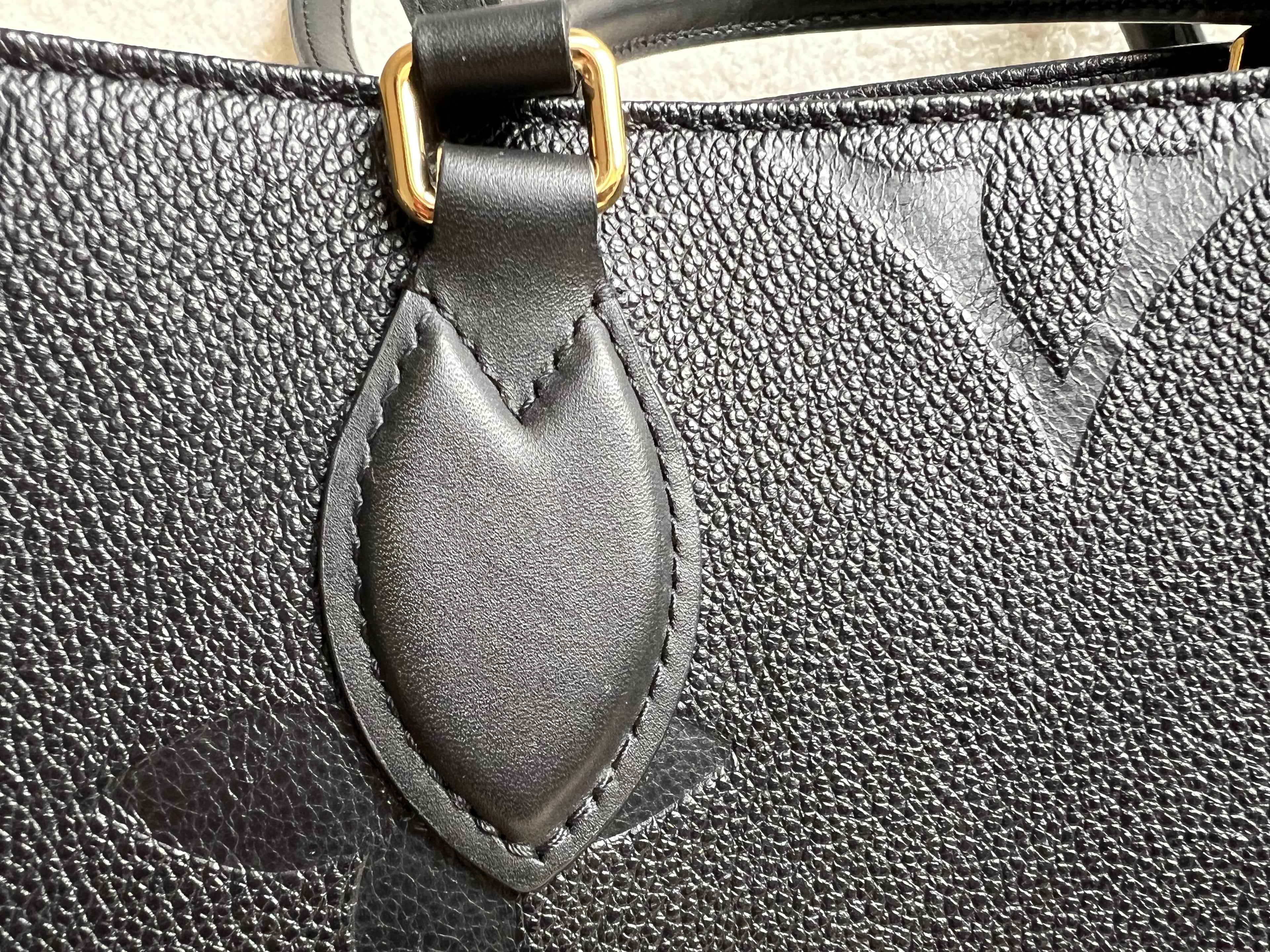 Louis Vuitton On the Go MM Black Empreinte (RRP £2,250)