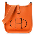 HermÃƒÆ’Ã‚Â¨s Evelyne TPM Orange Clemence Palladium Hardware
