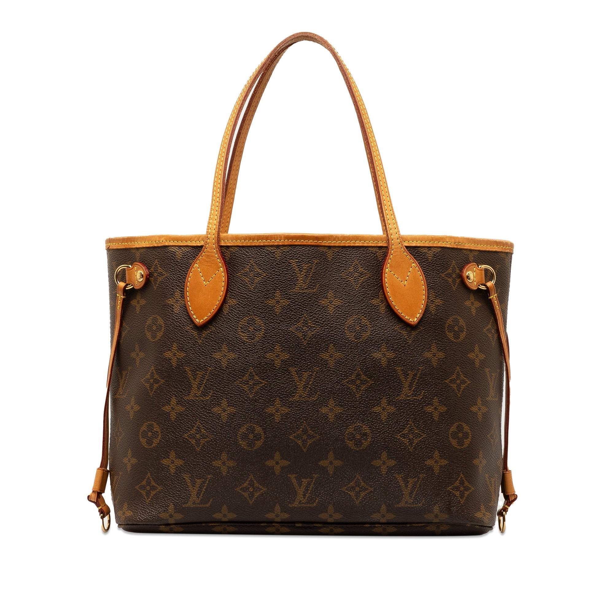 Brown Louis Vuitton Monogram Neverfull PM Tote Bag
