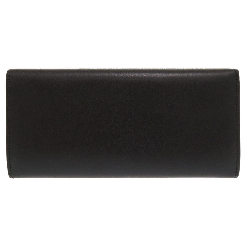 FENDI Long Wallet Purse 8M2051 leather black By The Way Continental Women Used