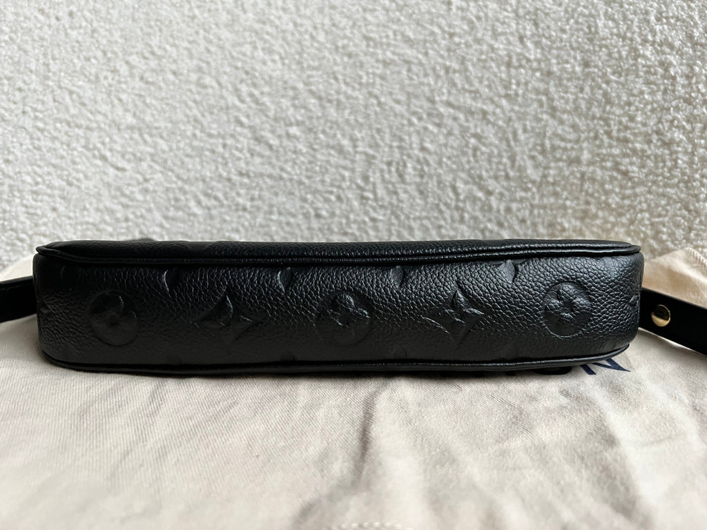 Louis Vuitton Multi Pochette Accessoires Black Empreinte (RRP £2140)