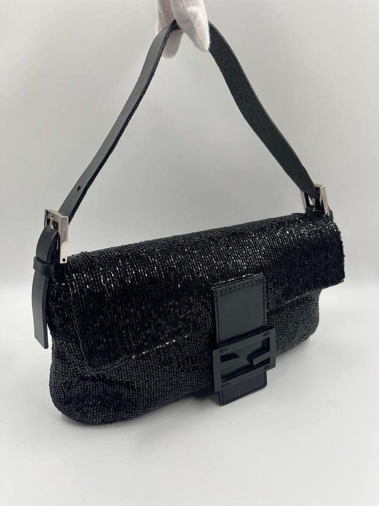 Fendi Sequin Beaded Baguette Bag