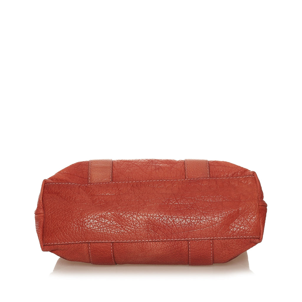 Gucci Bamboo Bar Tote Bag Red