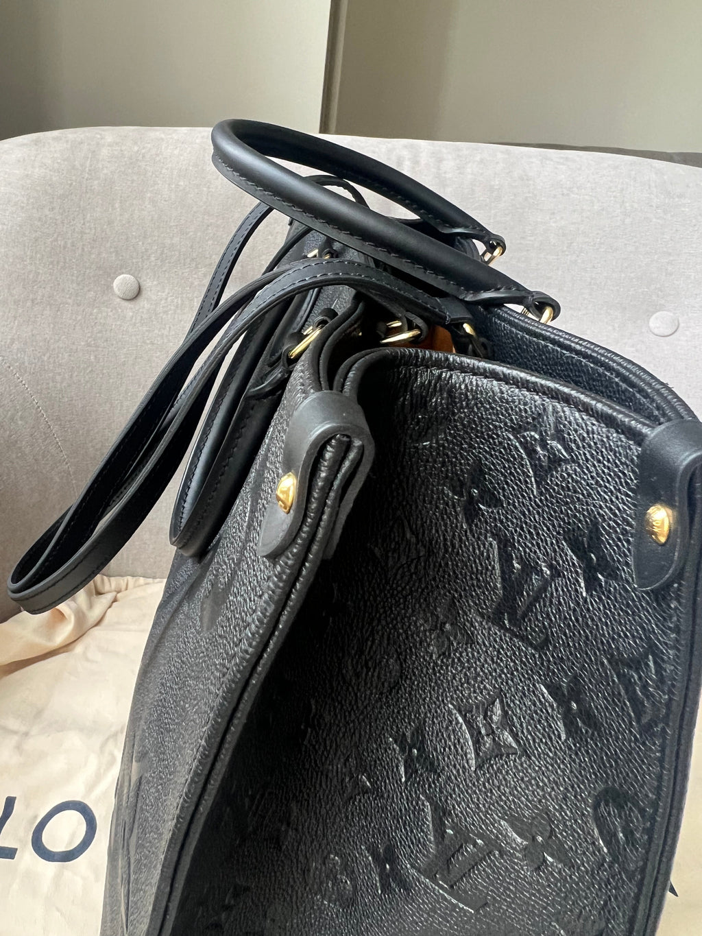 Louis Vuitton On the Go GM Black Empreinte (RRP £2,570)
