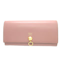 FENDI Long Wallet Purse 8M0251 leather pink Two fold By the way Women Used