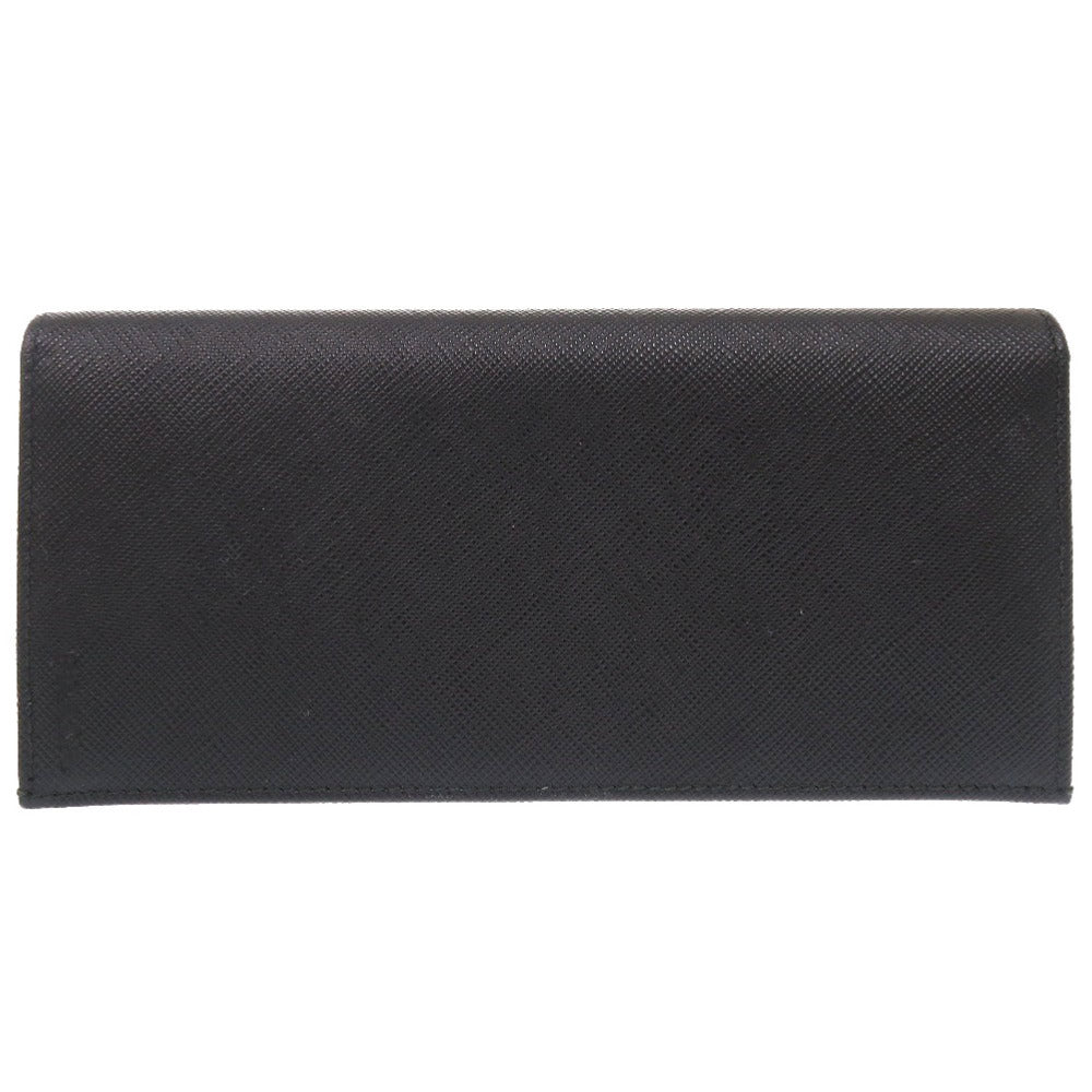 PRADA Long Wallet Purse 2MV836 leather black