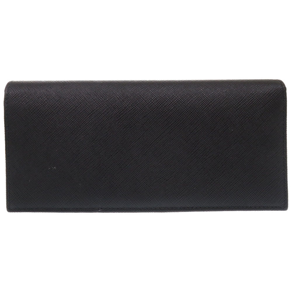 PRADA Long Wallet Purse 2MV836 leather black