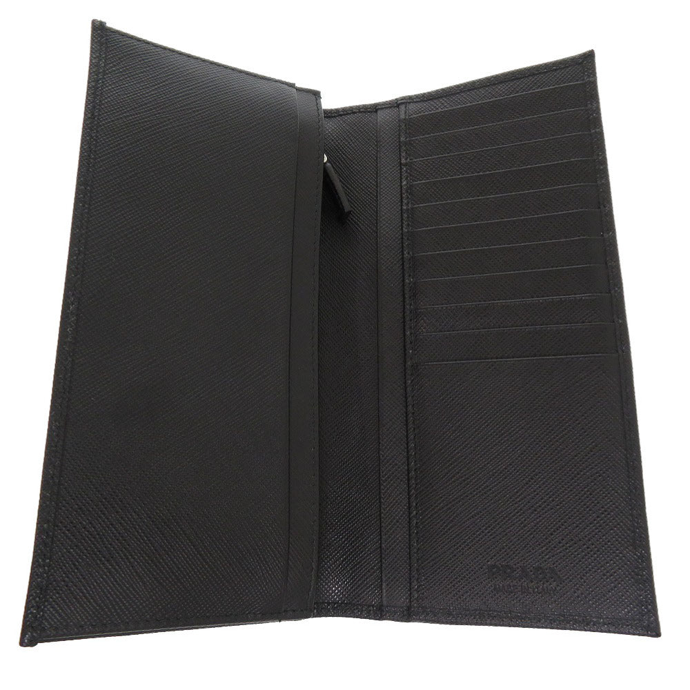 PRADA Long Wallet Purse 2MV836 leather black