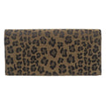 FENDI Long Wallet Purse 8M0000 Canvas, Leather beige