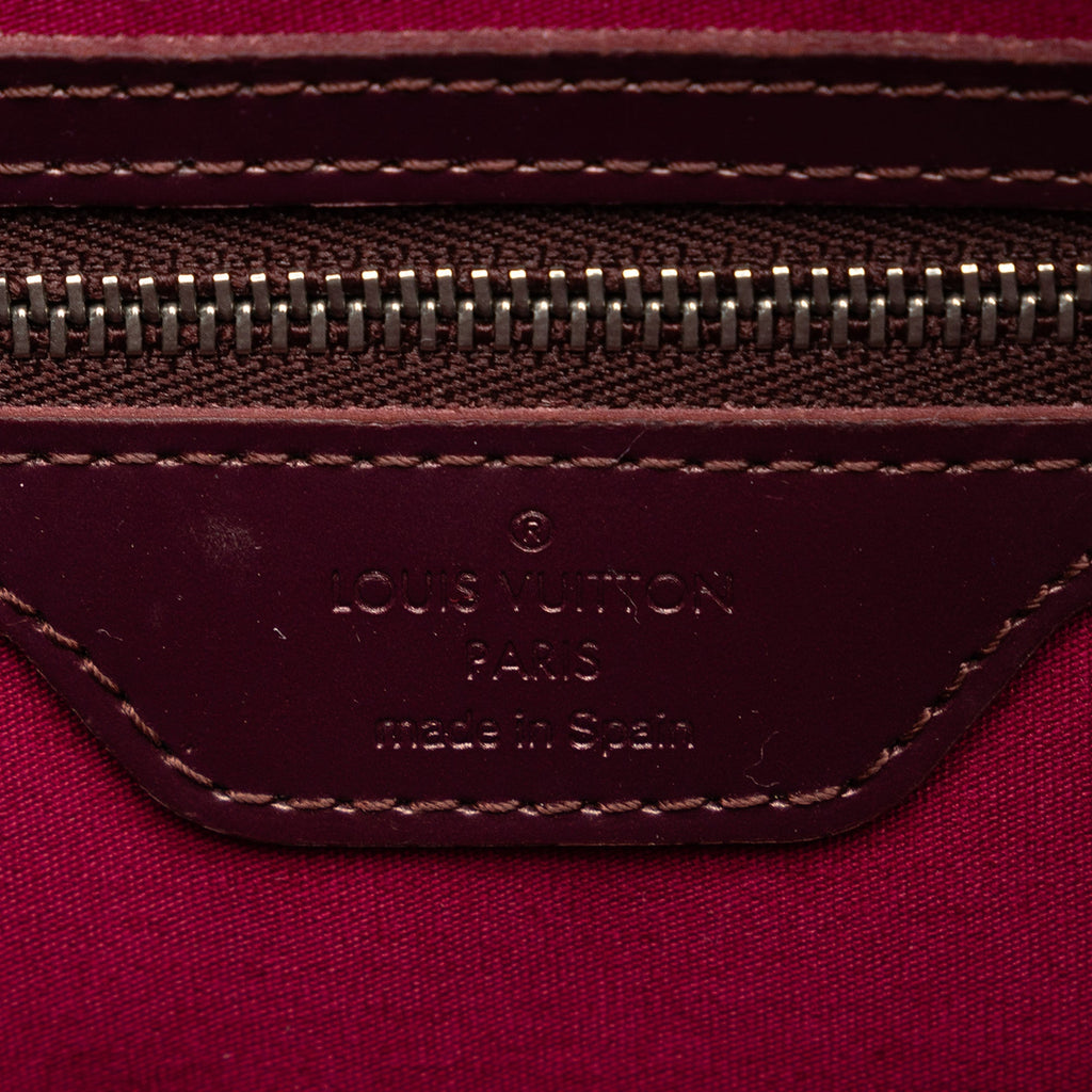 Red Louis Vuitton Monogram Mat Stockton Tote Bag