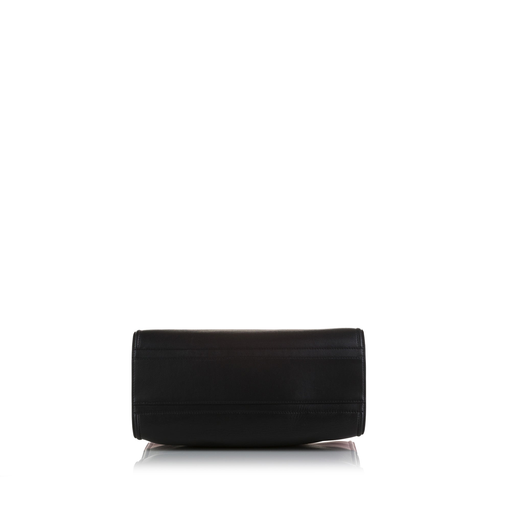 Black Alexander McQueen The Tall Story Bicolor Tote